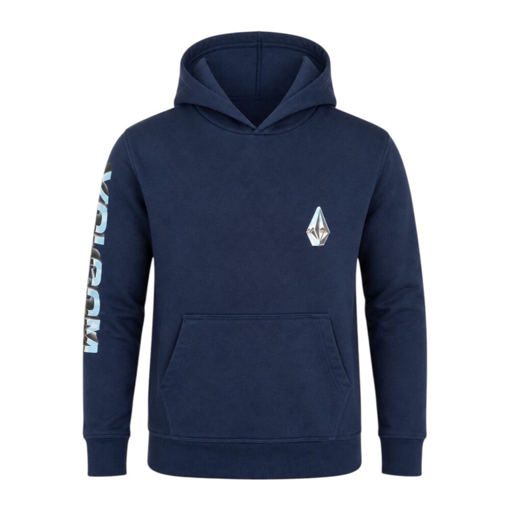 Volcom Kids Sweatshirt Sweater Hoodie Hoody Navy Blue Pullover Boys Size 5